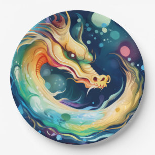 Fantasy Dragon Dream Animal 7 Paper Plates