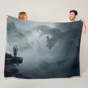 FANTASY DRAGON FLEECE BLANKET