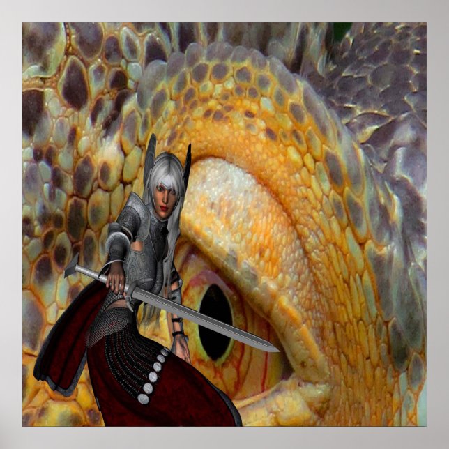 Fantasy Dragon Folk Tale Poster (Front)