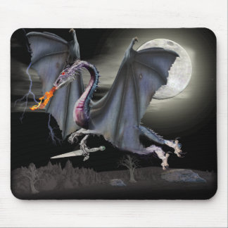 Fantasy dragon mouse pad