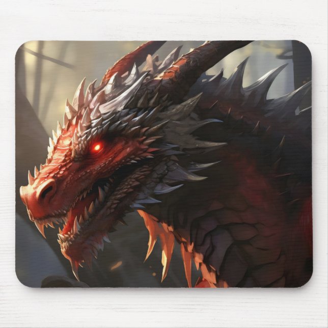 Fantasy Dragon Mouse Pad (Front)