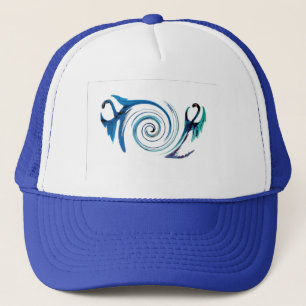 Fantasy Dragon Swirl Trucker Hat