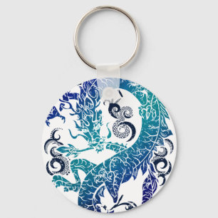 Fantasy Dragon Throne Keychain