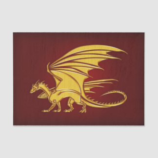 fantasy dragon tissue paper
