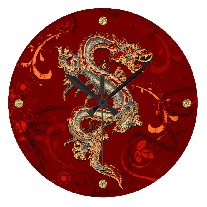 Fantasy Dragon Wall Clock 