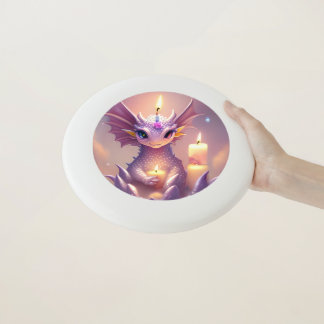 Fantasy Dragon with Birthday Candles Wham-O Frisbee