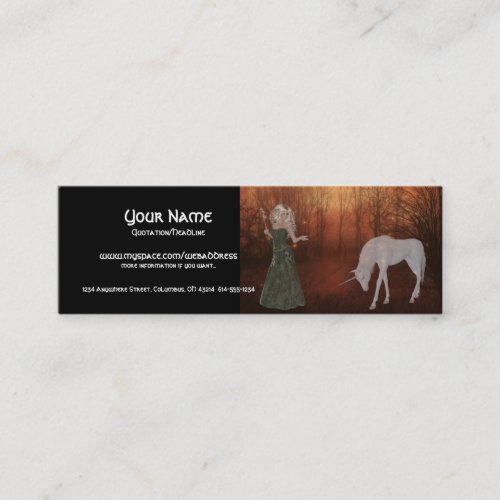 Fantasy Dream Profile Cards Business Cards