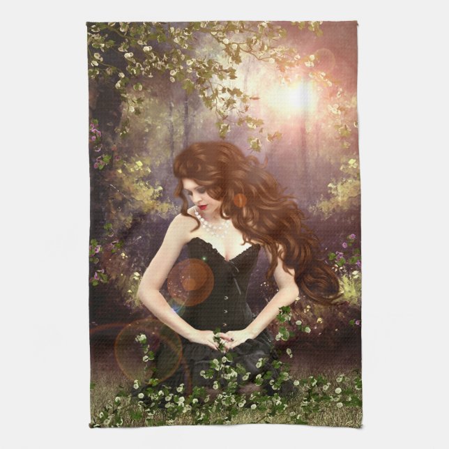 Fantasy Dreamer Kitchen Towel (Vertical)