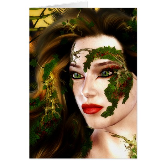 Fantasy Dryad of the Forest Cards (Front)