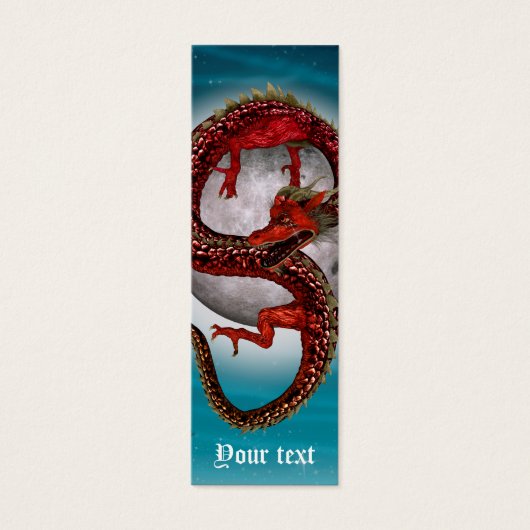 Fantasy Eastern Red Dragon (Front)