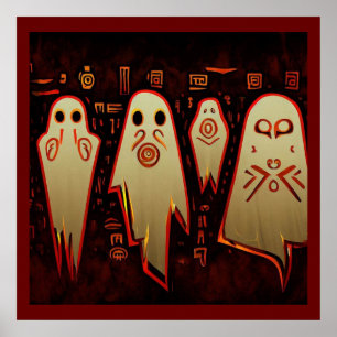 Fantasy Egyptian Ghosts Halloween 1 Poster