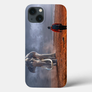 Fantasy Elephant and Man iPhone 13 Case