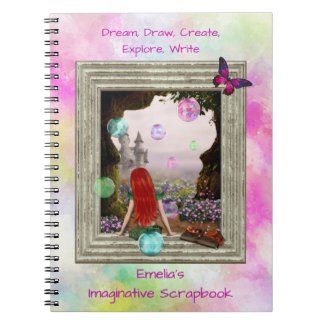 Fantasy Elf Castle Imaginative Scrapbook Journal