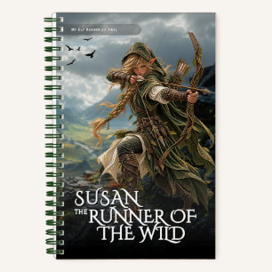 Fantasy Elf Runner Notebook