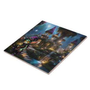 Fantasy Elf world Ceramic Tile