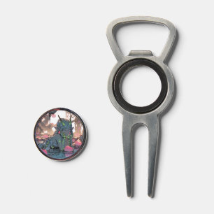 Fantasy Enchanted Forest Aesthetic Anime Girl Divot Tool