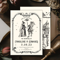 Fantasy Engraving Art Medieval Wedding