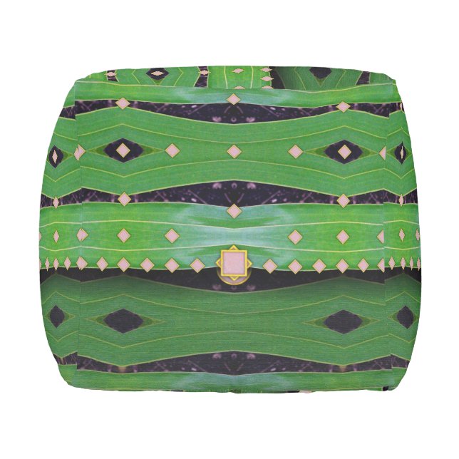 Fantasy Evening Clutch Outdoor Pouf (Left)
