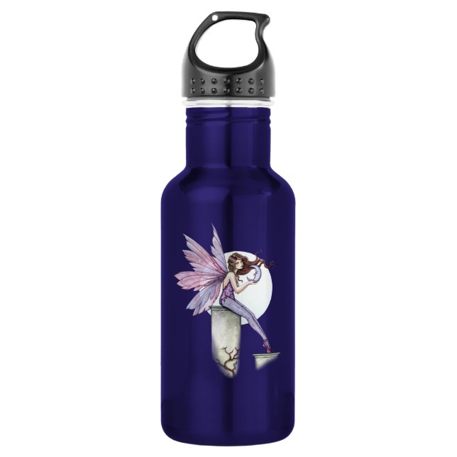 Fantasy Fairy Art Custom Water Bottle (Front)