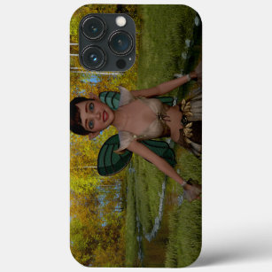 Fantasy fairy Avery forest stream early morning iPhone 13 Pro Max Case