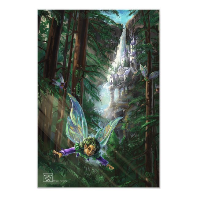 Fantasy Fairy Castle Photo Print (Front)
