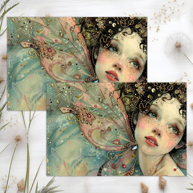 FANTASY FAIRY DECOUPAGE TISSUE PAPER (FANTASY FAIRY DECOUPAGE TISSUE PAPER)