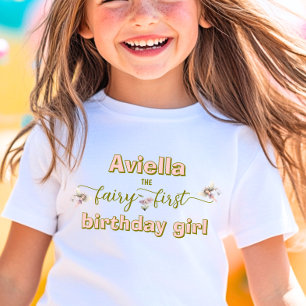 Fantasy Fairy First Wildflower  Toddler T-shirt