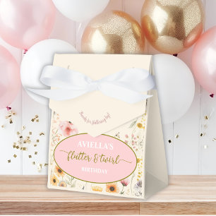 Fantasy Fairy Flutter and Twirl Wildflower Favor Boxes