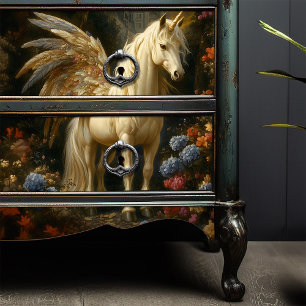 Fantasy Fairy Horse with Multi-Coloured Wings Tissue Paper