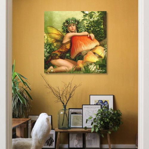Fantasy Fairy In The Forest Canvas Print