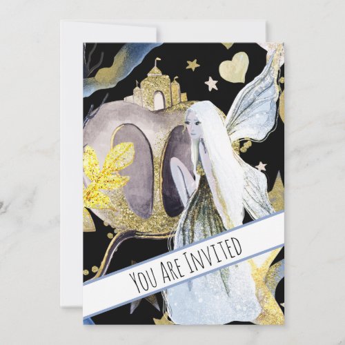 *~* Fantasy Fairy Pumpkin Baby Shower Invitation