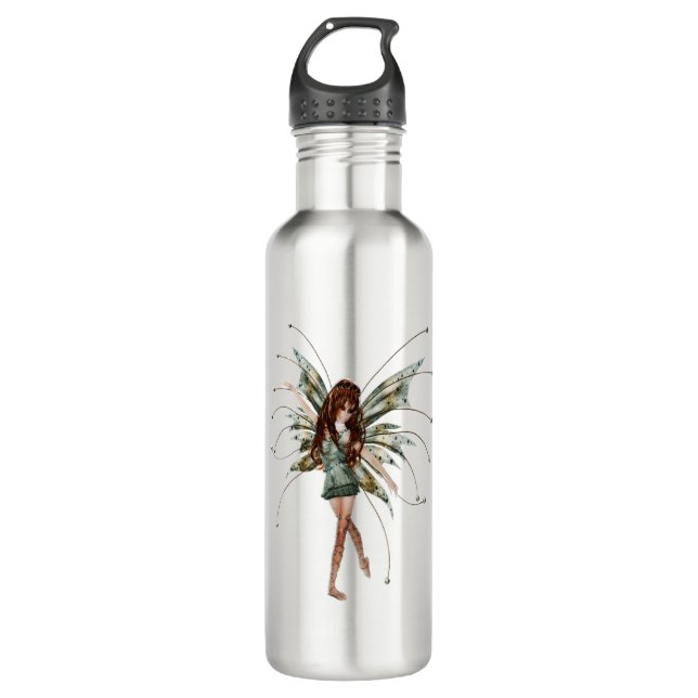 Fantasy Fairy Stainless Steel Water Bottle (Front)