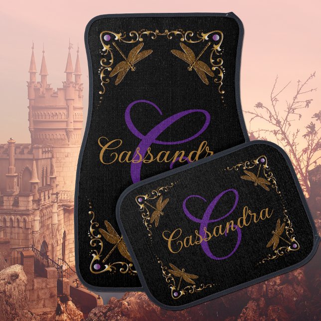 Fantasy Fairy Tale Personalized Car Floor Mat (Creator Uploaded)