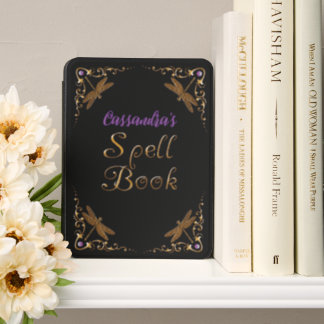Fantasy Fairy Tale Spell Book Personalized Kindle Cover