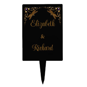 Fantasy Fairy Tale Wedding  Cake Topper