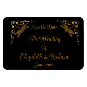 Fantasy Fairy Tale Wedding Save the Date Magnet