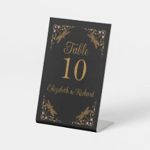 Fantasy Fairy Tale Wedding Table Number