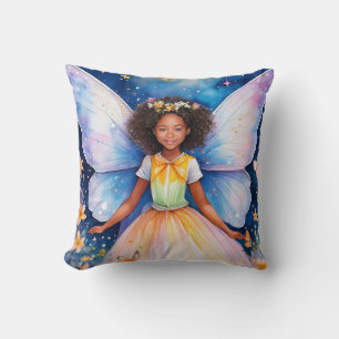 Fantasy Fairy Throw Pillow