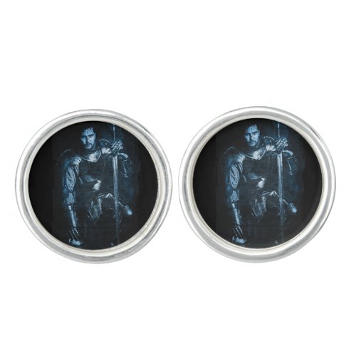 Fantasy Fairytale Medieval Knight In Armour Cufflinks