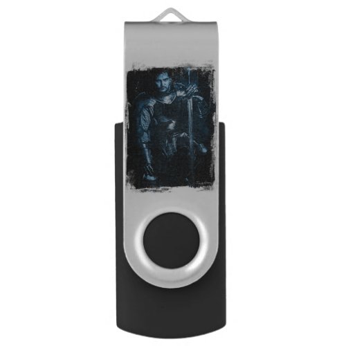 Fantasy Fairytale Medieval Knight In Armour Flash Drive