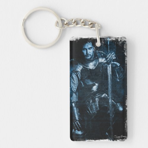 Fantasy Fairytale Medieval Knight In Armour Keychain