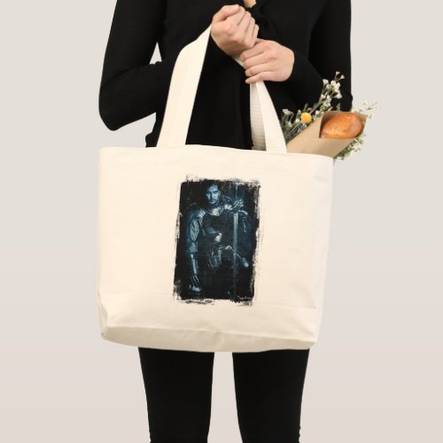 Fantasy Fairytale Medieval Knight In Armour Large Tote Bag