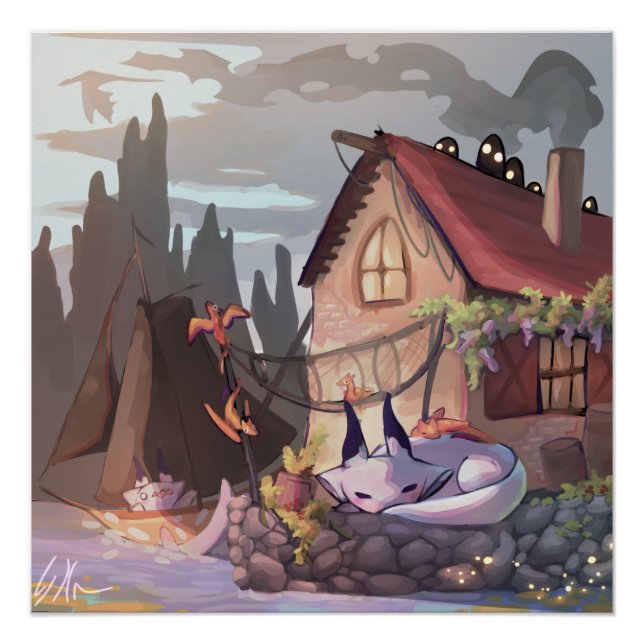 Fantasy, fantasy dragon  poster (Front)