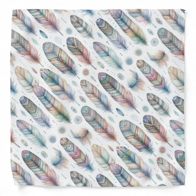 Fantasy Feather Bandana (Front)