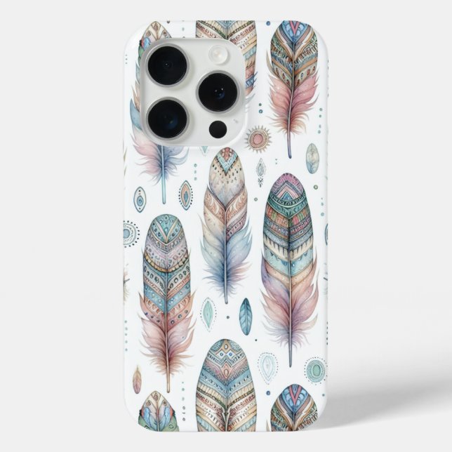Fantasy Feather Case-Mate iPhone Case (Back)