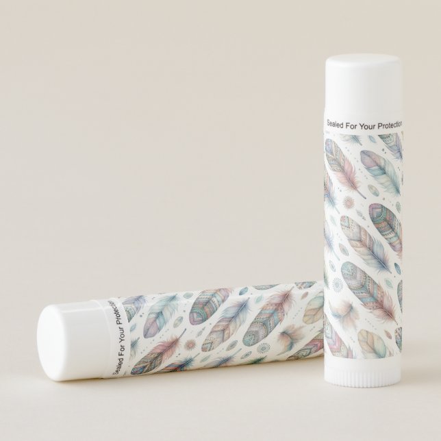 Fantasy Feather Lip Balm (Front)