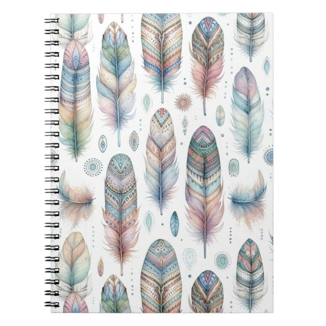 Fantasy Feather Notebook (Front)