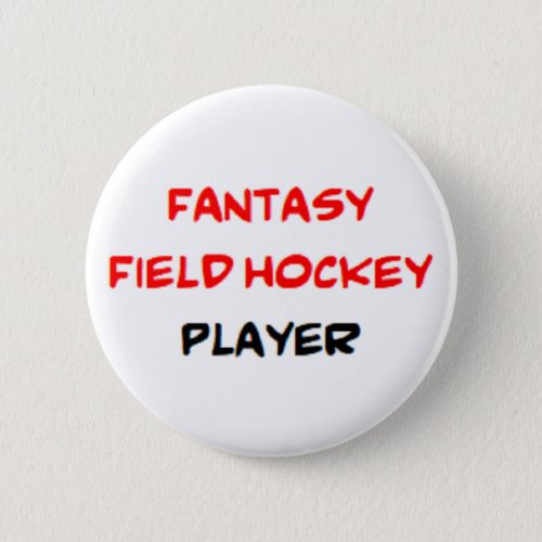 fantasy field hockey player button