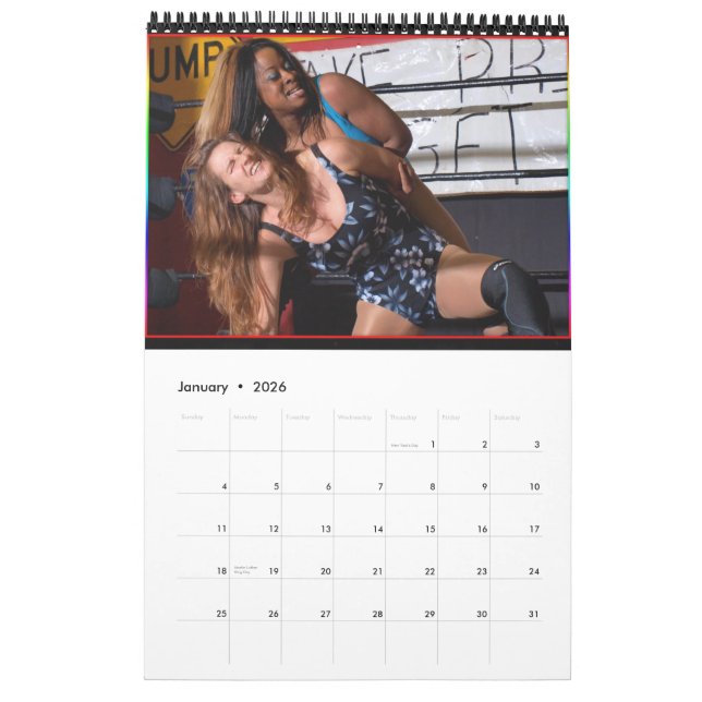 Fantasy Fight Girls 2012 calendar (Jan 2026)