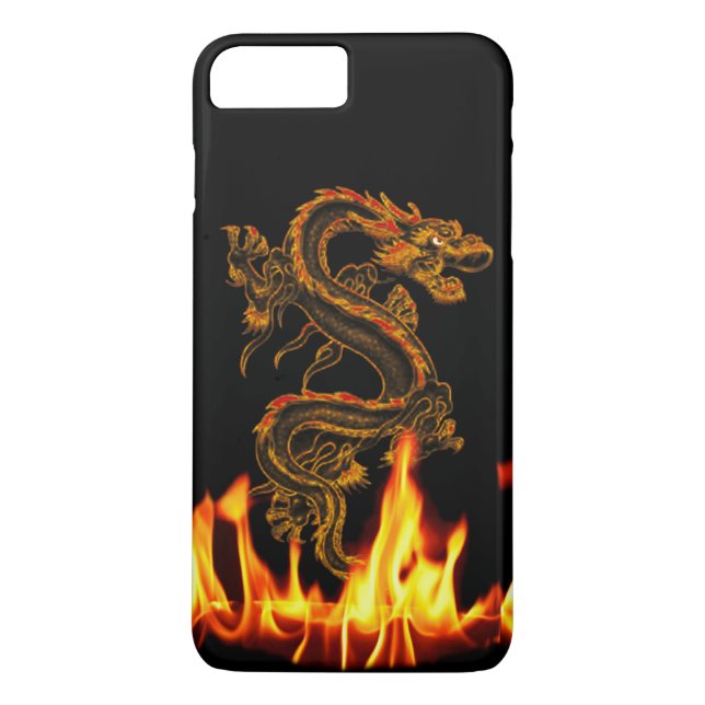 Fantasy Fire Dragon iPhone 7 Plus case (Back)